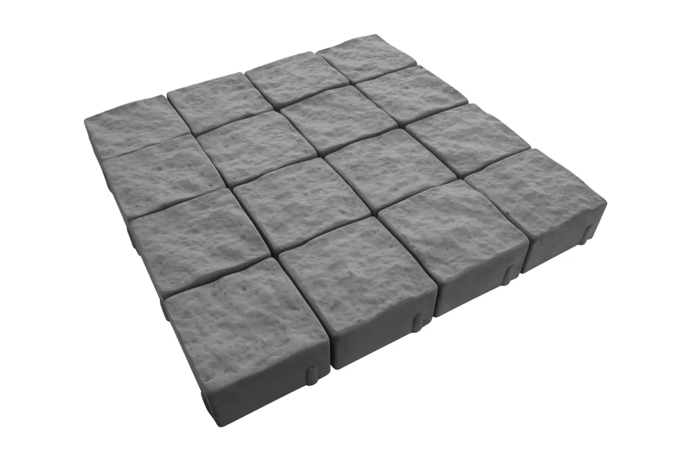 English Cobble cast paving