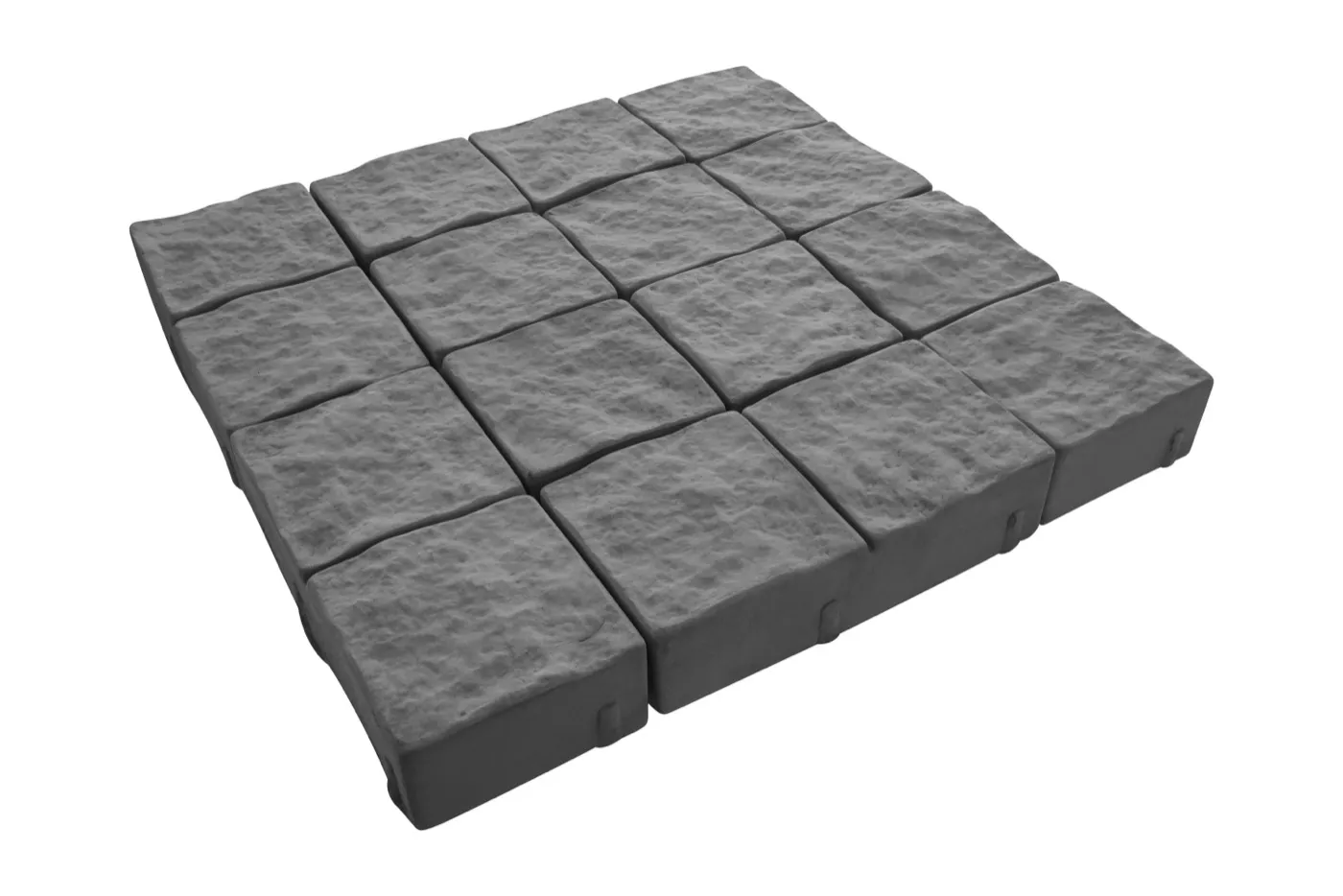 English Cobble cast paving