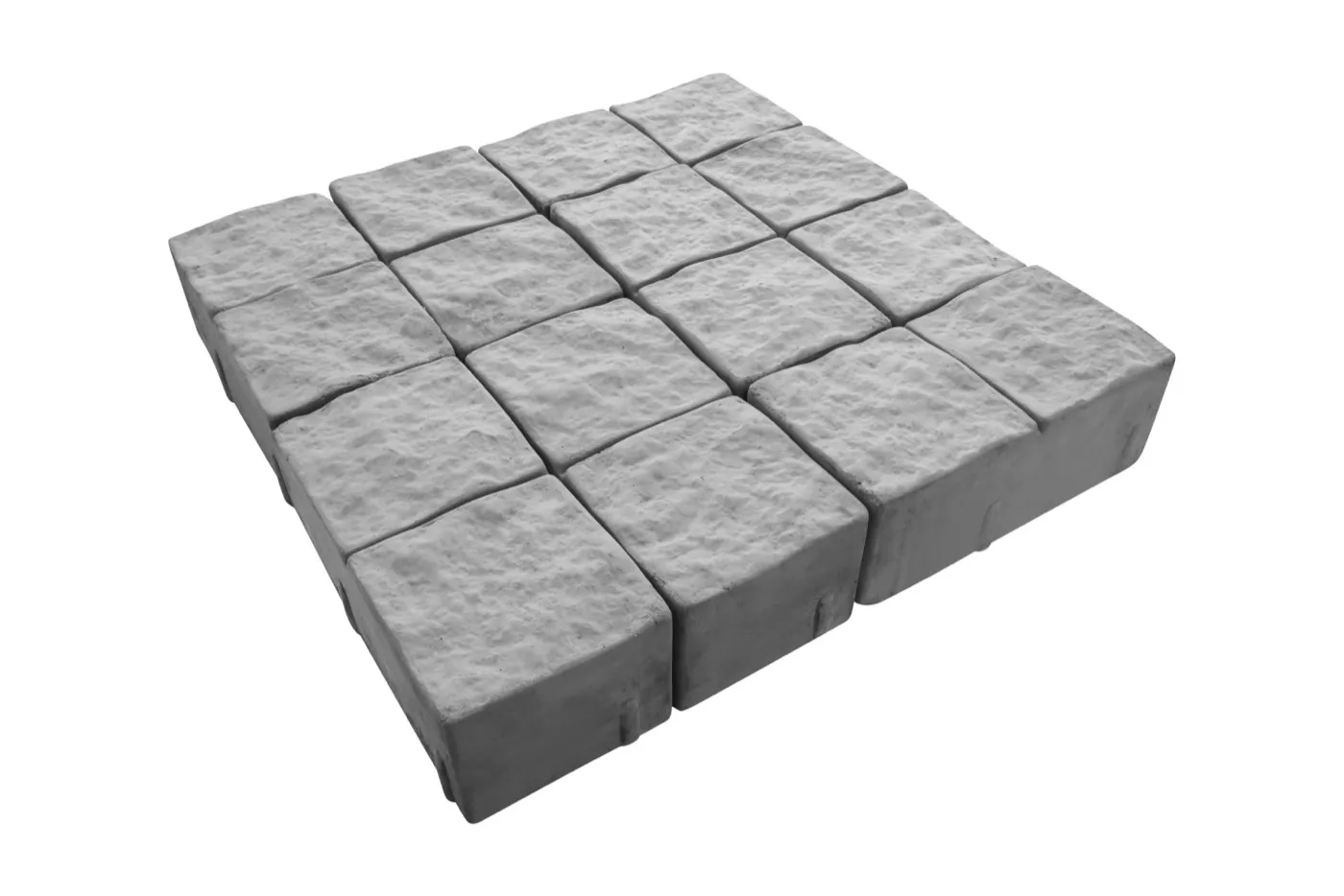 English Cobble cast paving