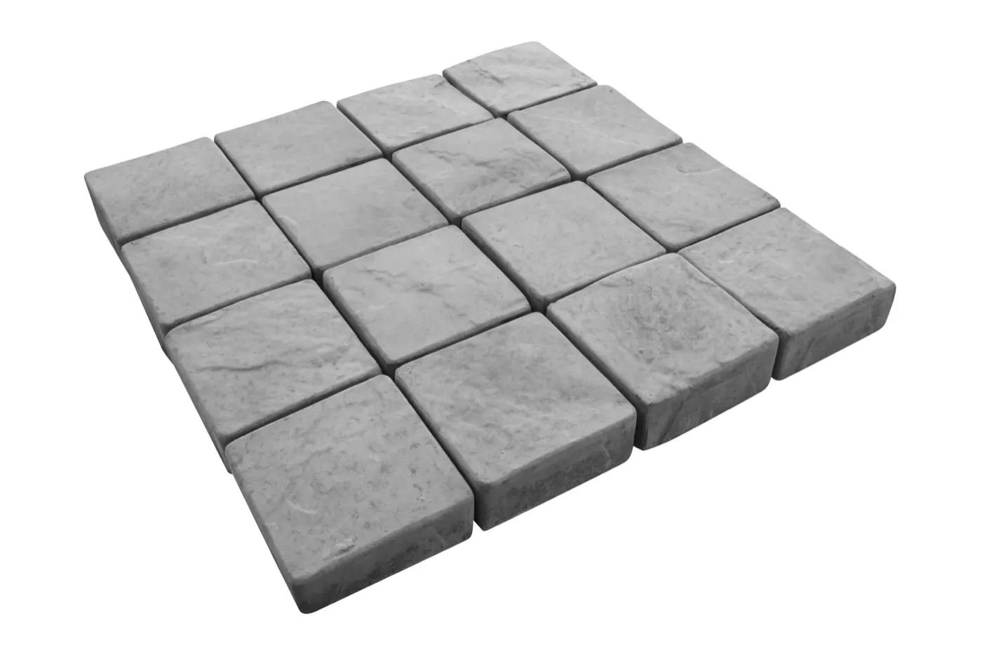 Slate Cobble cast paving